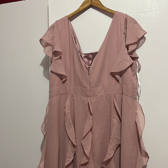 Dusty Pink Bridesmaid Dress - Picture 3 of 6